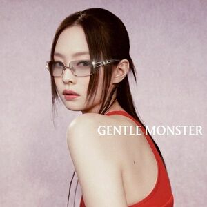 GENTLE MONSTER Clear Frame Sunglasses with Silver Hardware